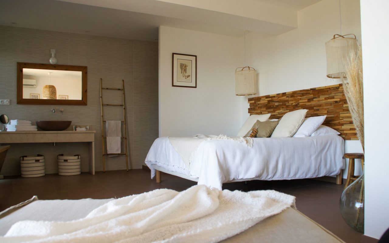 vue chambre d'hôte de la villa Arbousière à Porto Vecchio